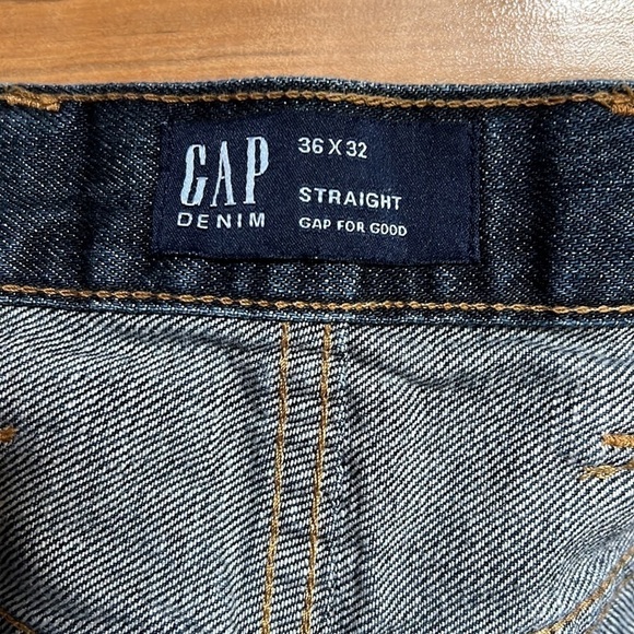 GAP DENIM STRAIGHT‎ VINTAGE MEN’S JEANS SIZE 36x32 - Picture 9 of 15